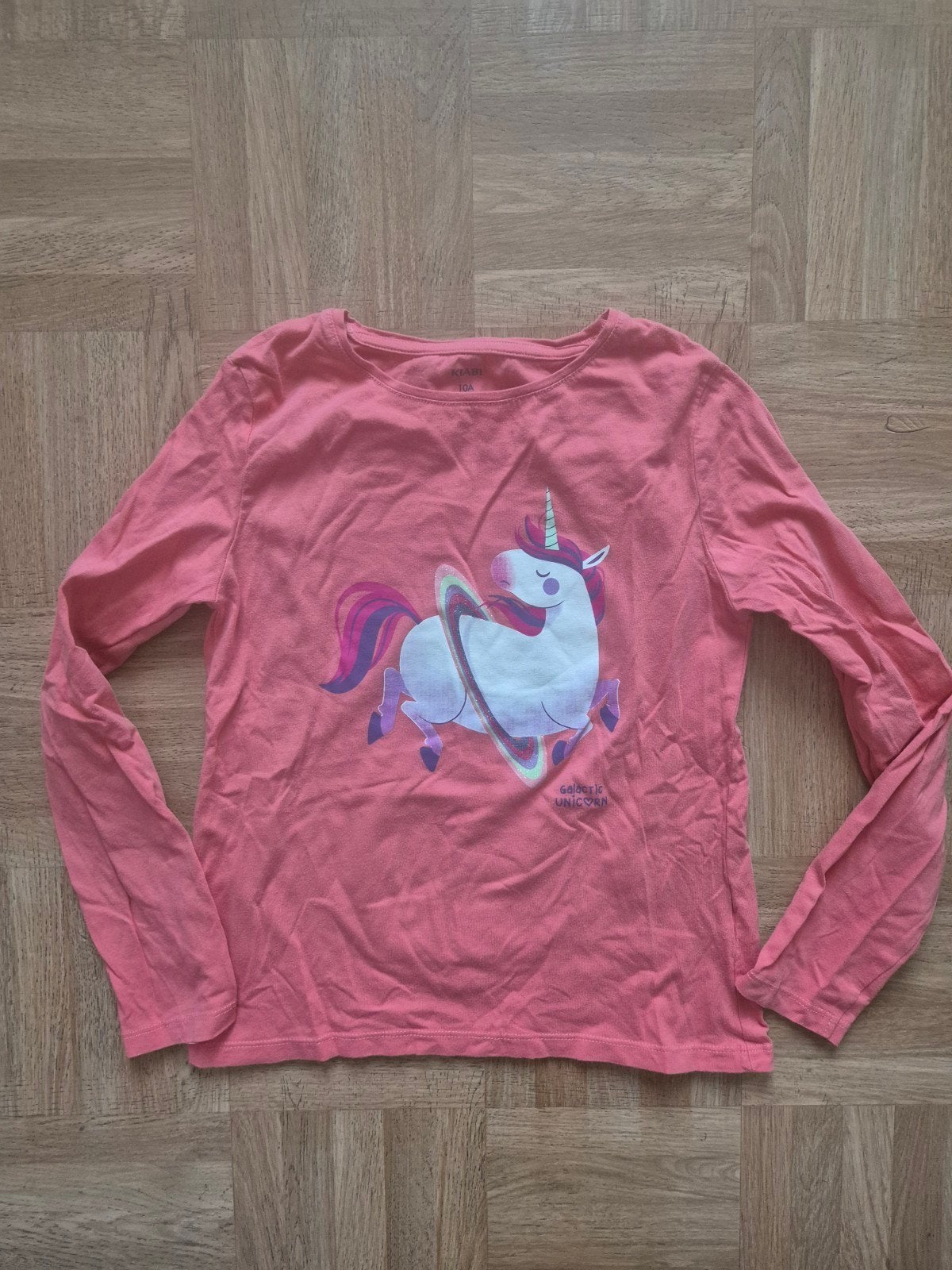 T-shirt manches longues 10ans, Kinderen en Baby's, Kinderkleding | Maat 140, Kiabi, Meisje, Ophalen of Verzenden, Zo goed als nieuw