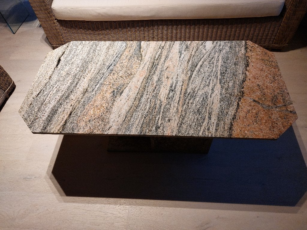 Granieten salontafel, Ophalen, Overige materialen, 100 tot 150 cm, Nieuw