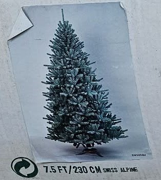 Triumph Christmas Tree Swiss Alpine, Blue, Enlèvement, Utilisé