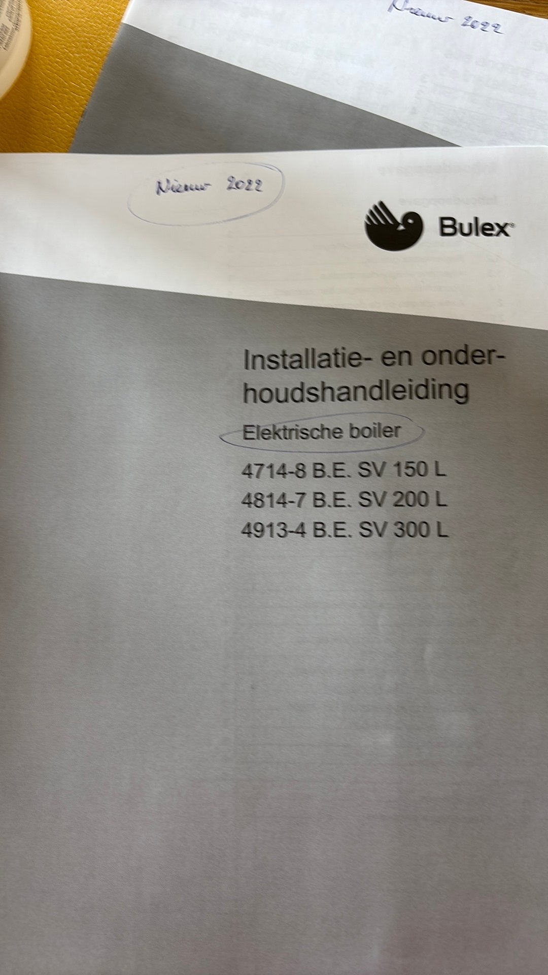Elektrische boiler 150 l - slechts 4 jaar oud, Doe-het-zelf en Bouw, Ophalen, Gebruikt, 100 liter of meer, Boiler