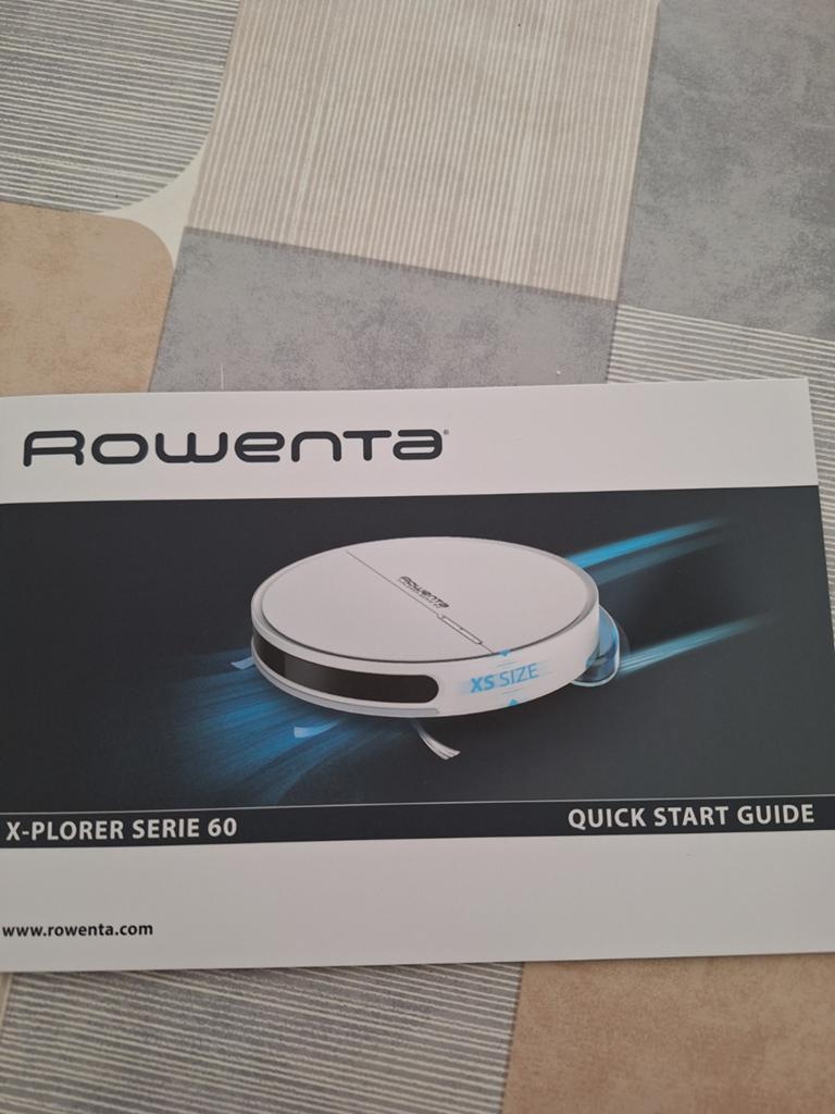Rowenta robotstofzuiger met dweilfuntie7, Elektronische apparatuur, Stofzuigers, Ophalen, Zo goed als nieuw, Robotstofzuiger, Rowenta