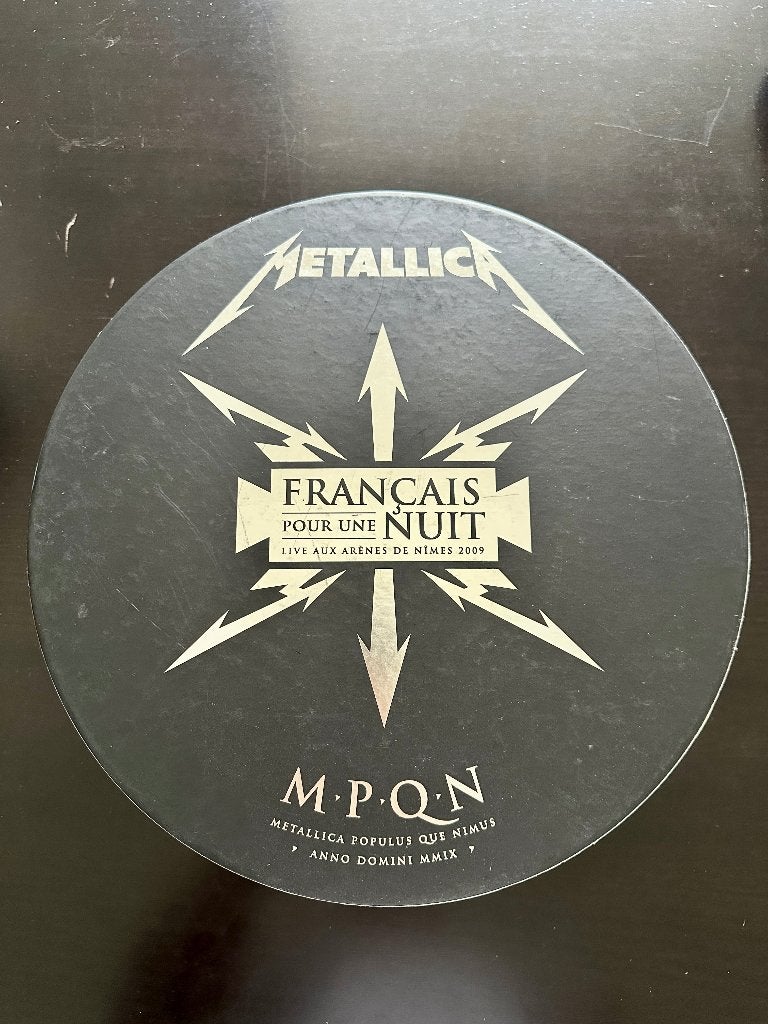 Metallica French Set voor één nacht 2009 MINT, Cd's en Dvd's, Ophalen of Verzenden, Zo goed als nieuw, Heavy metal, Boxset