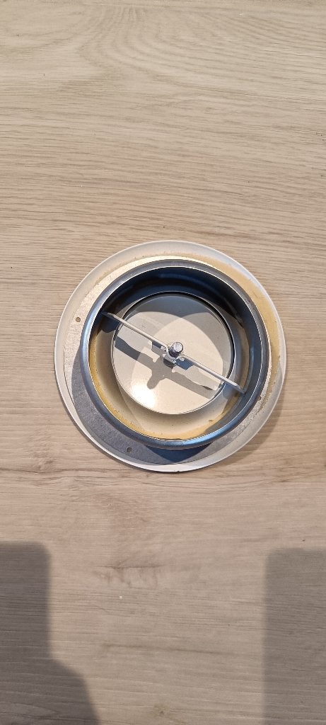6 luchtventiel Ø125 – verstelbare ventilatieroosters, Enlèvement ou Envoi, Comme neuf, Extracteur