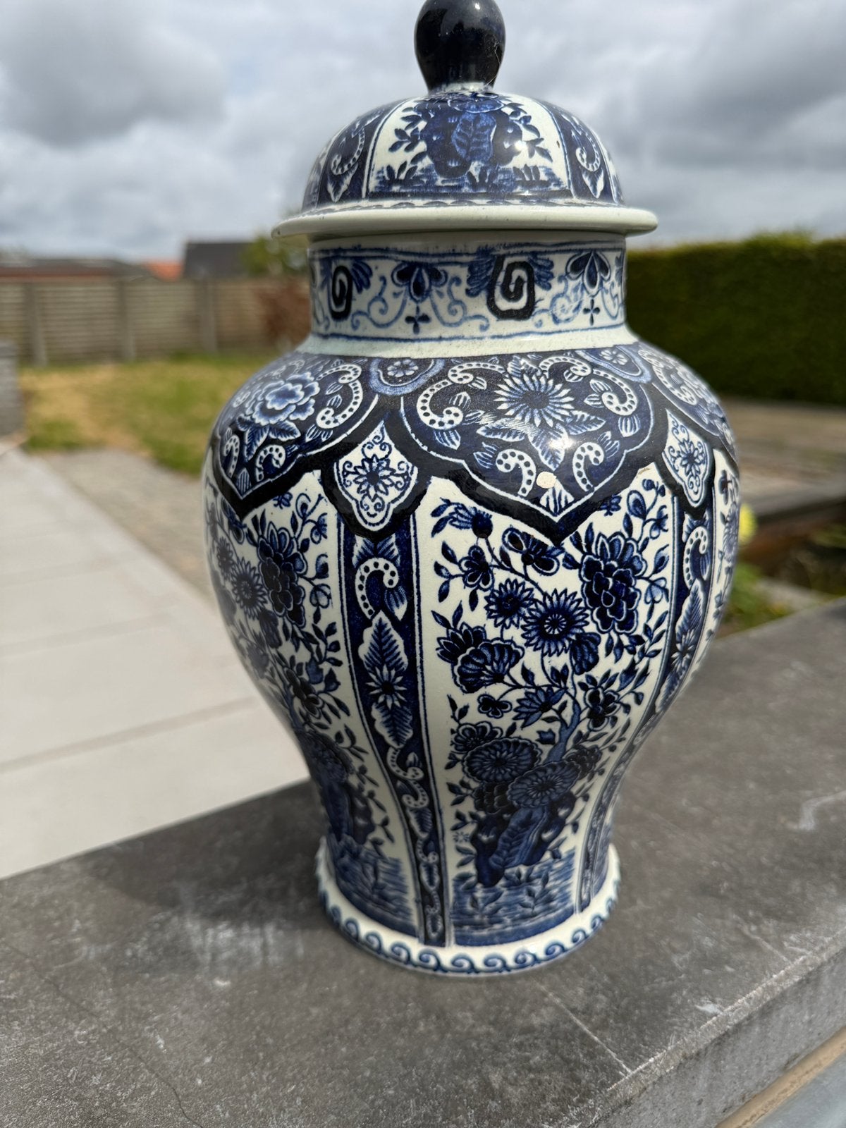 Vaas delfts blauw, Ophalen