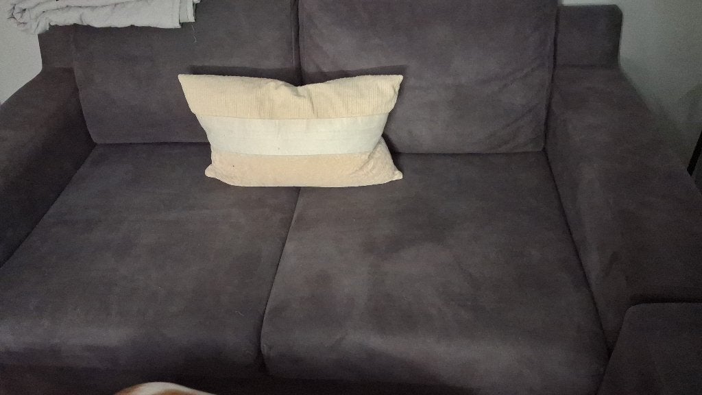 Zetel met poef, Huis en Inrichting, Ophalen, Gebruikt