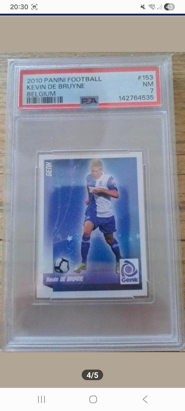 Kevin the Bruyne Rookie ! ! ! Panini Genk, Enlèvement
