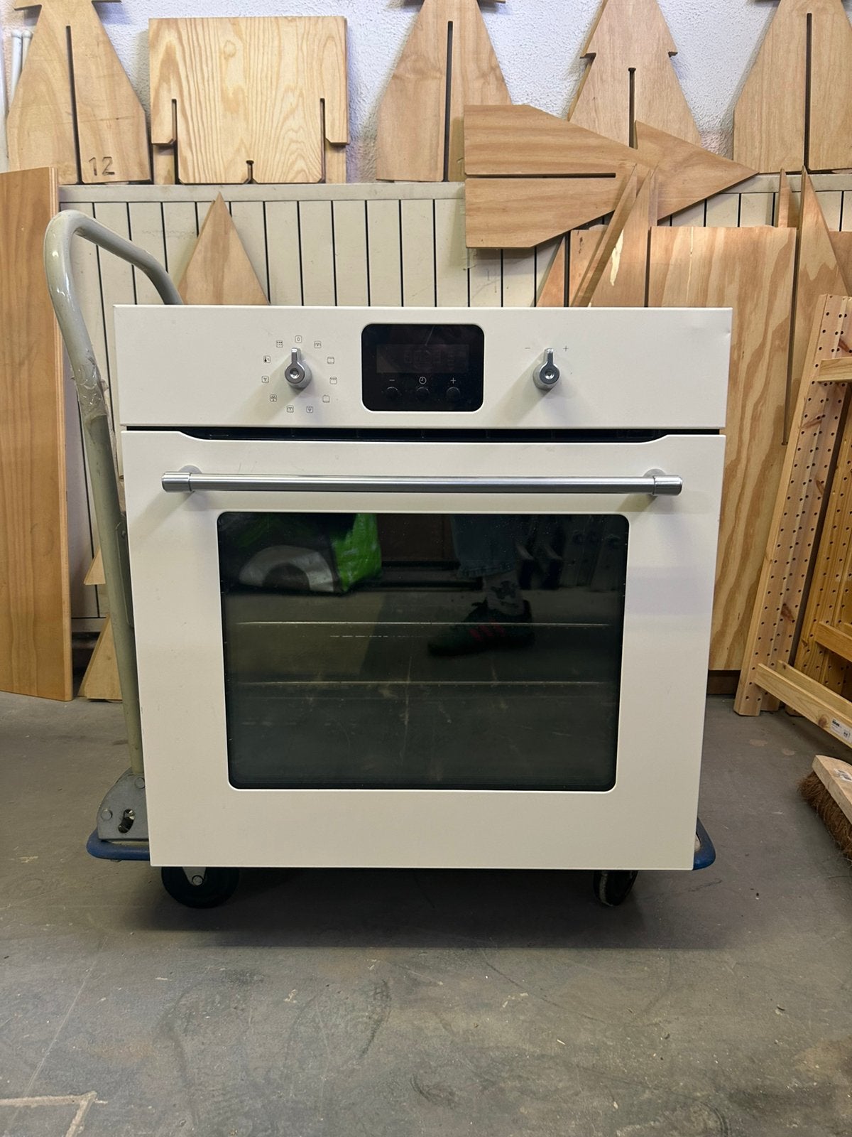 Four encastré IKEA RUTINERAD - blanc - air chaud - 57 L, IKEA, Encastré, Enlèvement, Utilisé