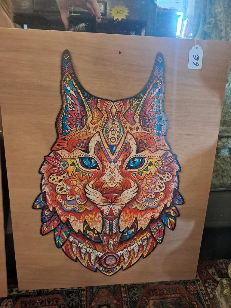 Grote decoratieve houten puzzels bij out&nief, Ophalen, Gebruikt, Tekening, .