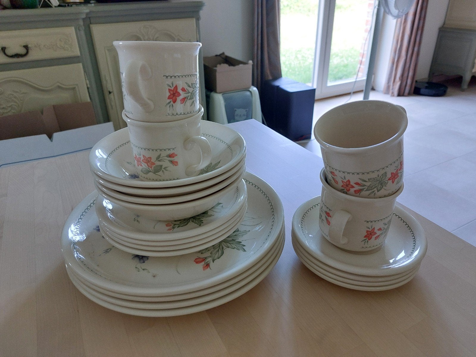 Servies biltons Engeland 4 personen, Ophalen, Bord(en)