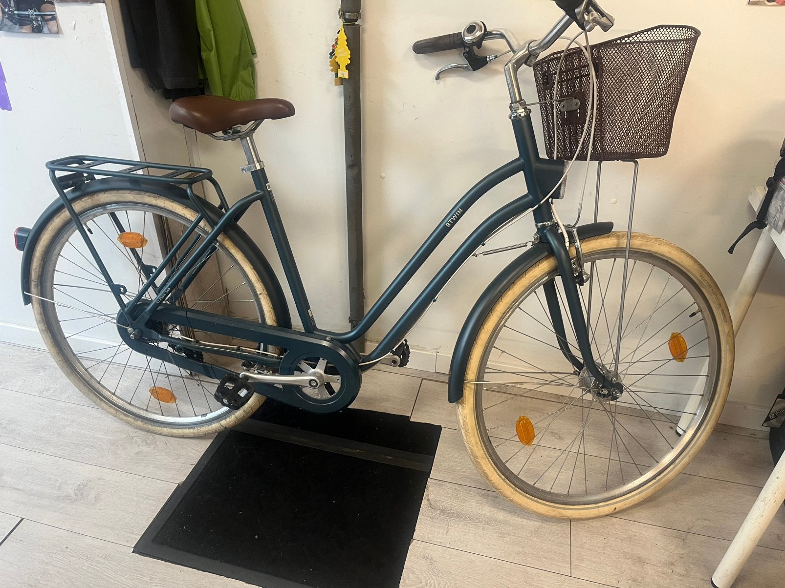 Damesfiets 7 Versnellingen Nieuwe Staat, Vélos & Vélomoteurs, 50 à 53 cm, Enlèvement, Comme neuf, Vitesses