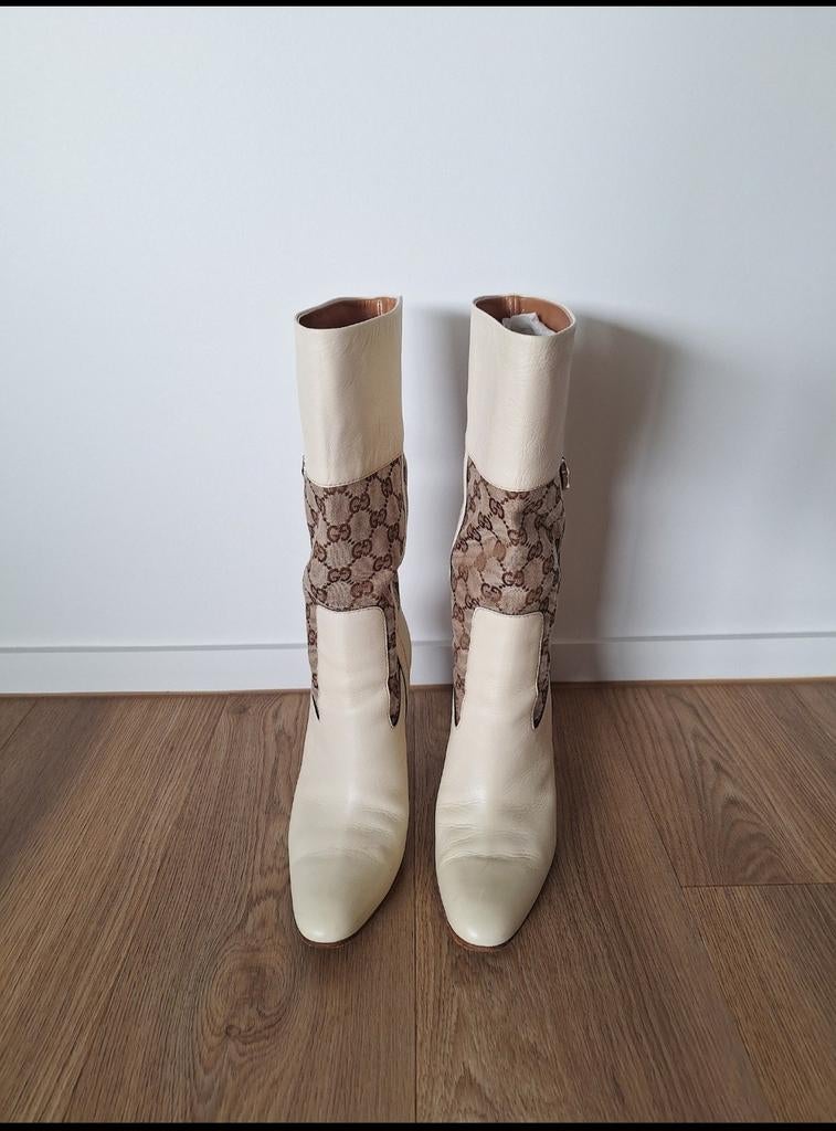 Gucci laarzen leder maat 38, Kleding | Dames, Schoenen, Ophalen, Beige, Lage of Enkellaarzen, Gucci