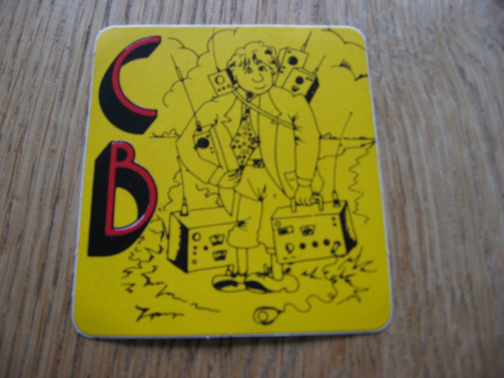 CB Sticker 7 x 8 cm, Enlèvement ou Envoi, Neuf, Autres types