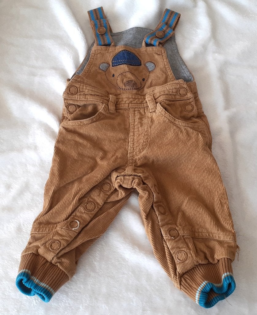 Baby broek tuinbroek camel met beertje Cool Club 74, Ophalen of Verzenden, Nieuw, Jongetje of Meisje, Broekje