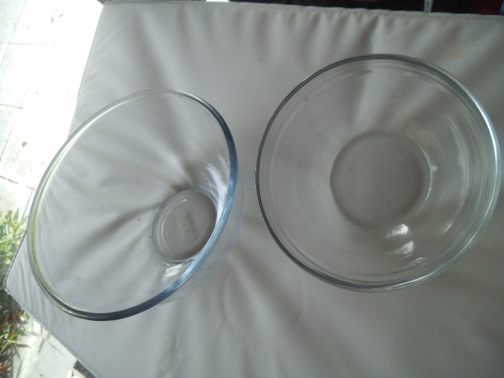 pyrex schaal en andere, Ophalen of Verzenden, Gebruikt, Glas, Overige typen