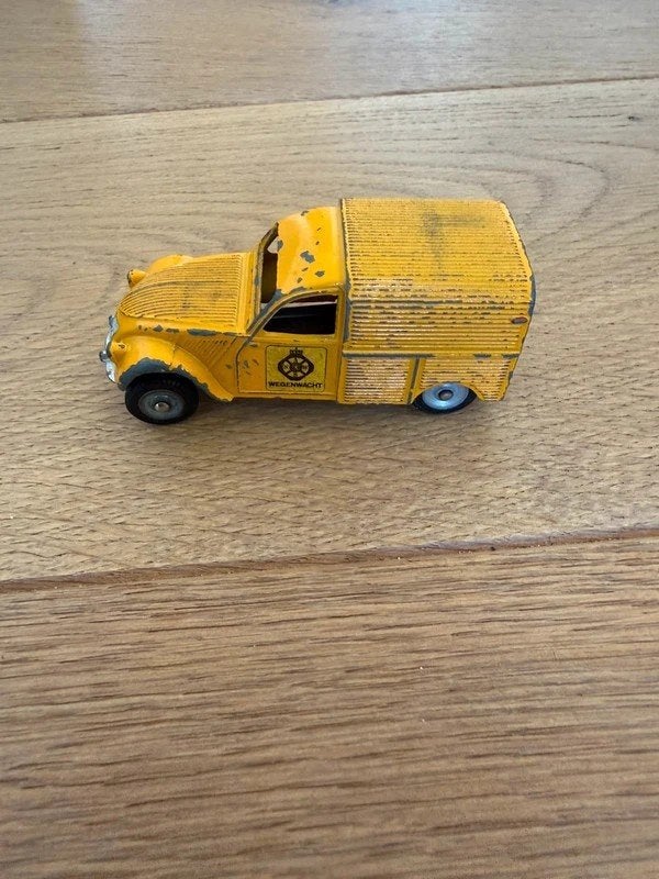 Dinky Toys France Citroën 2CV bestelwagen Wegenwacht ANWB, Ophalen of Verzenden, Gebruikt, Auto, Dinky Toys