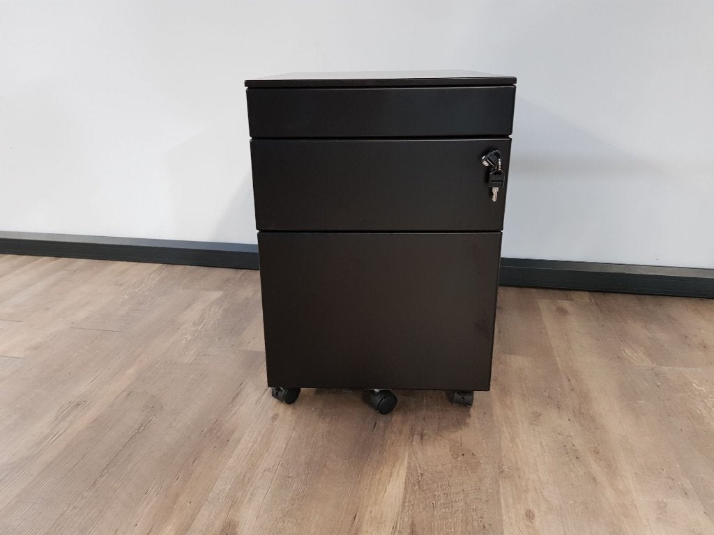 Metalen ladeblok dossierlade + pennenlade (Zwart), Informatique & Logiciels, Enlèvement