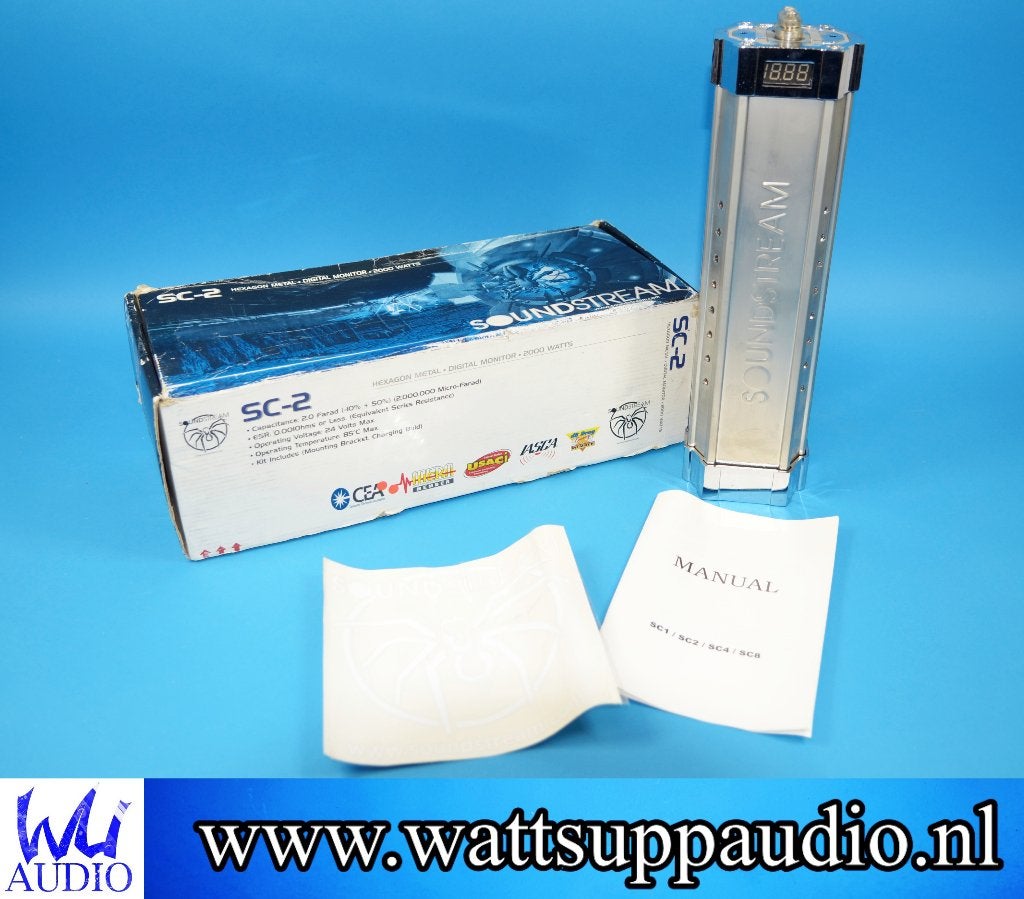 Soundstream SC-2 2 Farad Powercap / Capisator 2.0F, Autos : Divers, Haut-parleurs voiture, Enlèvement ou Envoi, Utilisé