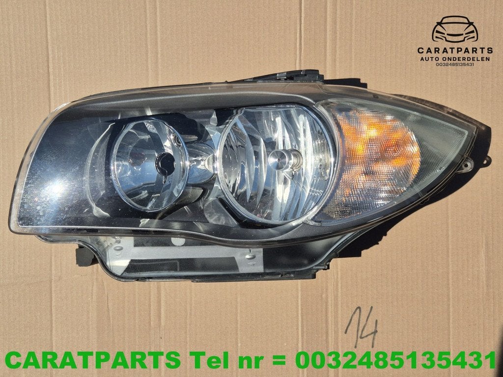 7193387 BMW E81 koplamp E87 koplamp E82 E88 koplamp 1 serie, Auto-onderdelen, Verlichting, BMW, Gebruikt