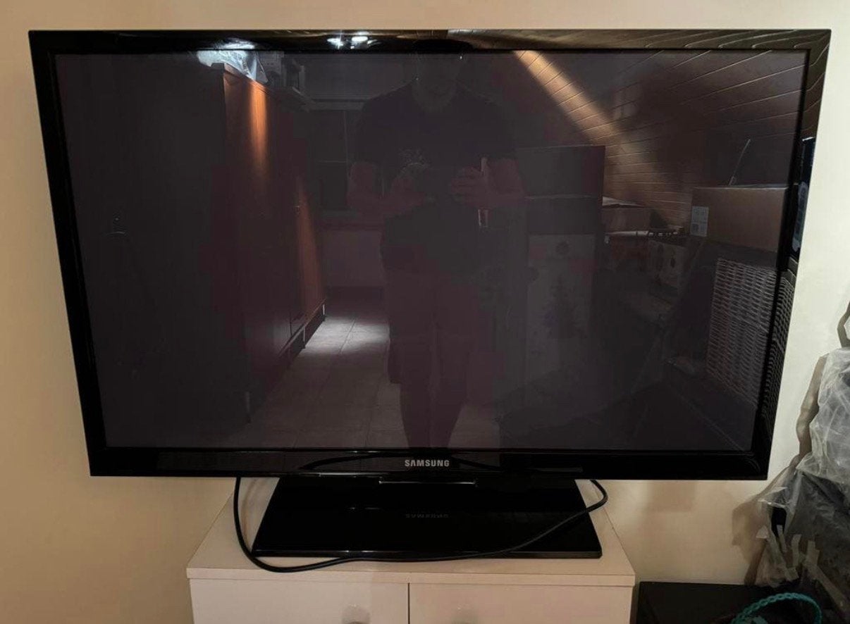 Samsung PS43E450A1W, Audio, Tv en Foto, Ophalen, HD Ready (720p), OLED, Zo goed als nieuw
