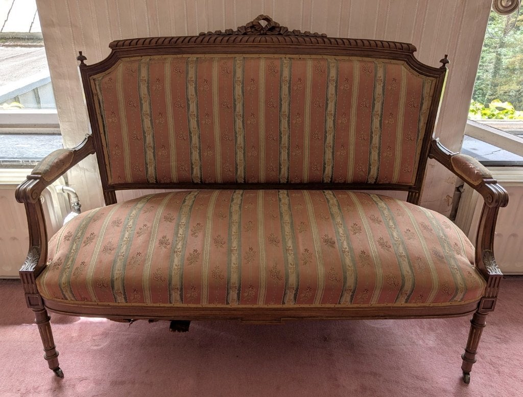 Salon complet Style Louis XVI / Napoléon III – 10 pièces, Enlèvement