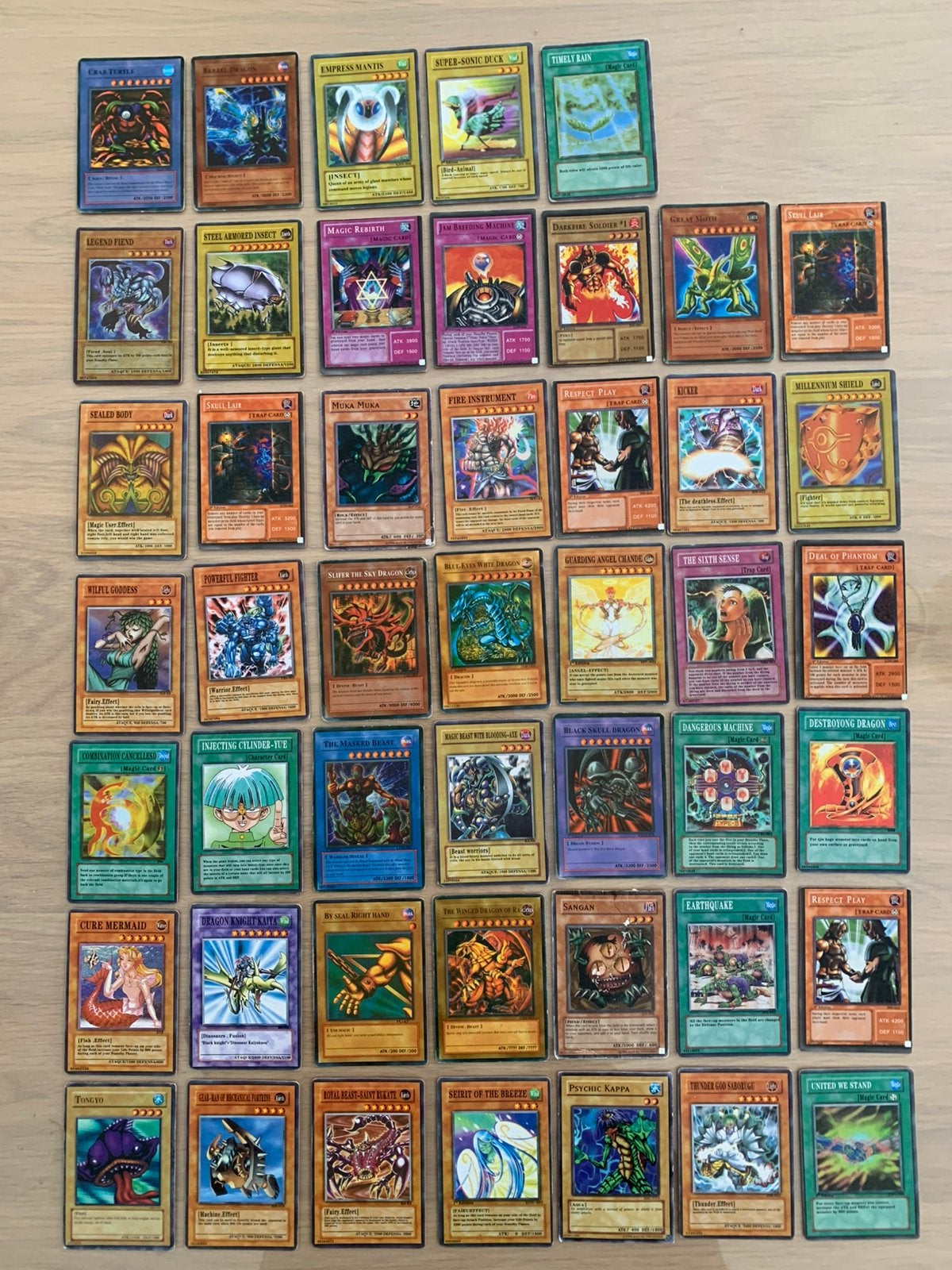 47 Yu Gi Oh! Kaarten Konami, Hobby en Vrije tijd, Verzamelkaartspellen | Yu-gi-Oh!, Ophalen of Verzenden, Zo goed als nieuw