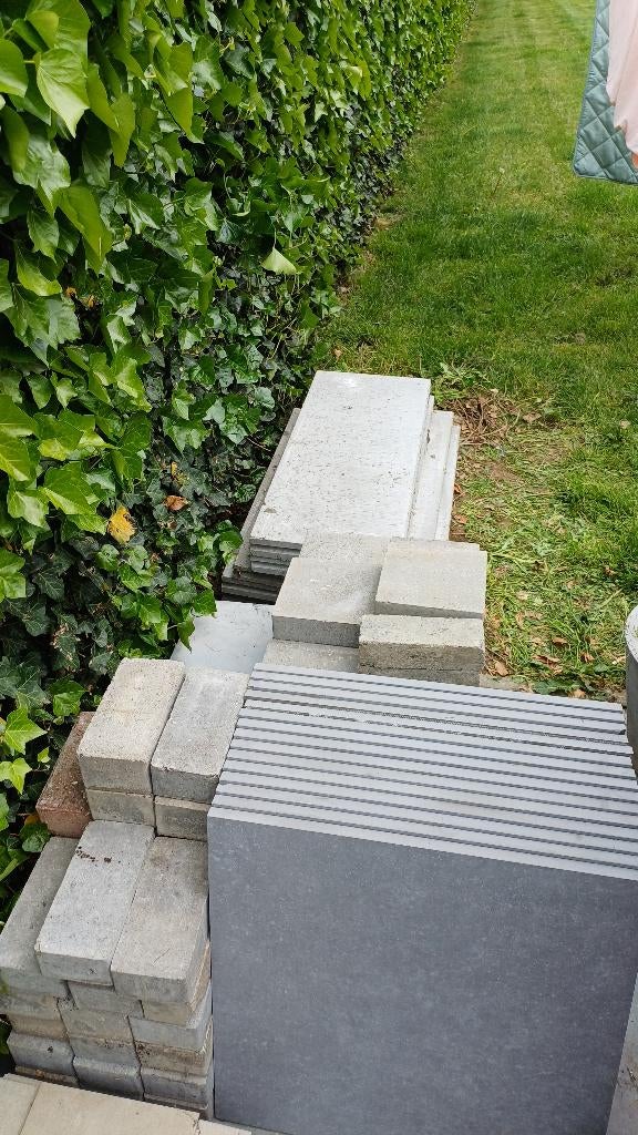 Stenen, terrastegels en borders, Doe-het-zelf en Bouw, Ophalen, Nieuw, Overige typen