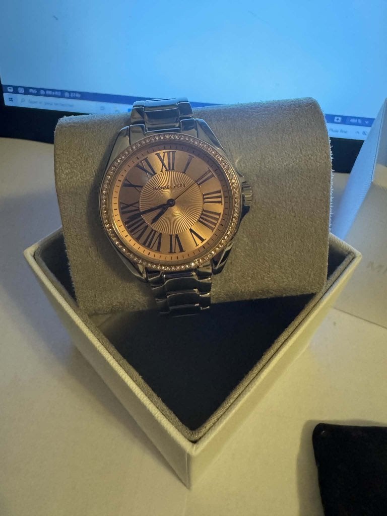 Michael Kors MK4854 Kaycie Pavé horloge - Nieuw, Overige merken, Staal, Staal, Polshorloge
