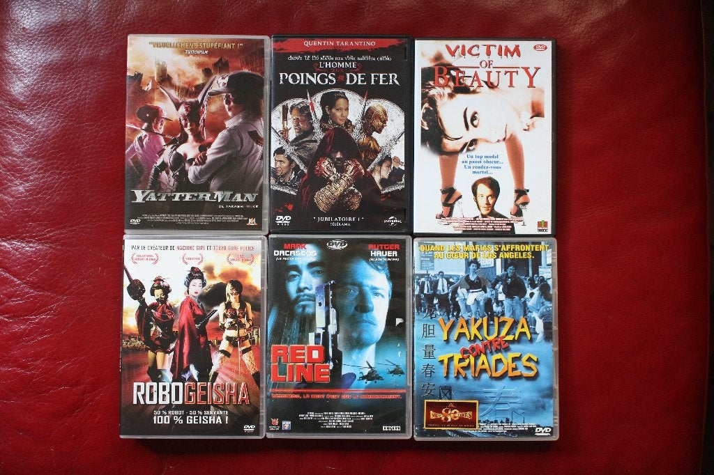 lot de 6 DVD Robogeisha Yatterman L'homme aux poings de fer, Action, Enlèvement ou Envoi, Comprend un DVD, Français
