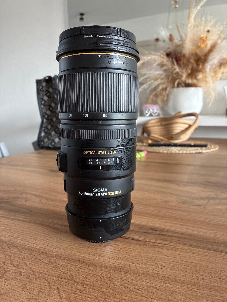 Camera lens Sigma 50-150 mm 1:2 APO Dc hsm, Ophalen, Gebruikt