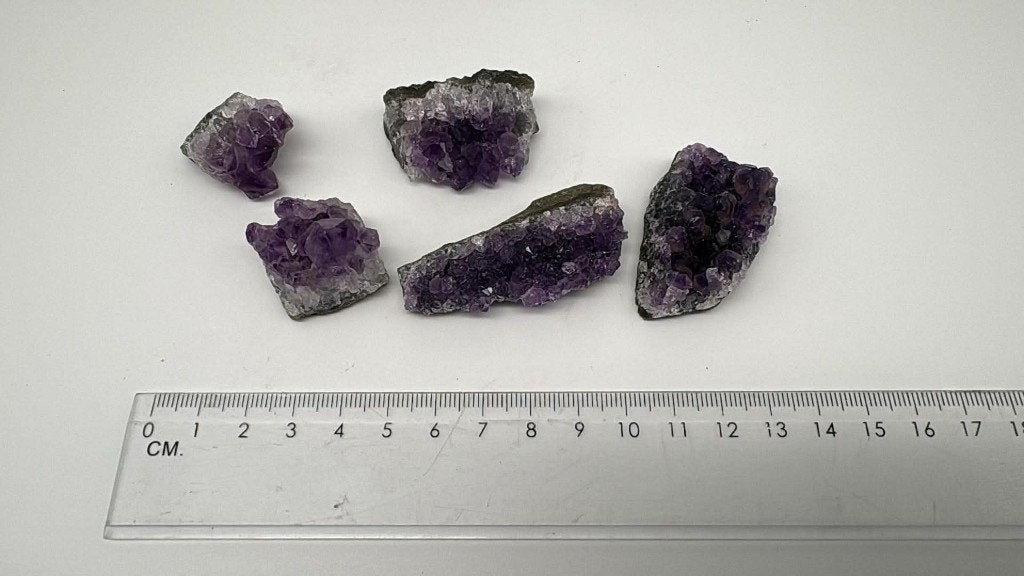 Mini-clusters Brésil, lot de 5 pièces, Enlèvement ou Envoi, Minéral
