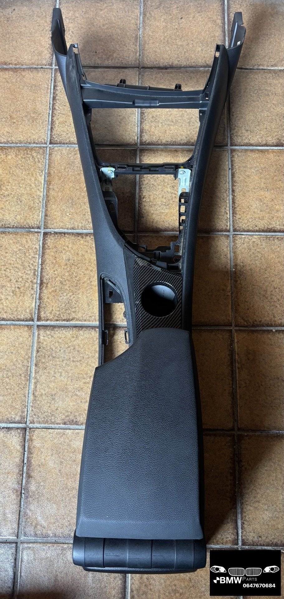 Middenarmsteun + carbon bekerhouders Bmw 1-Serie E81 E82 E87, -, Utilisé, -, Enlèvement ou Envoi