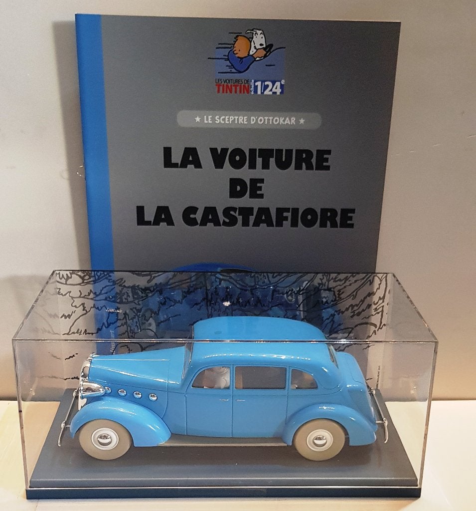 Les Voitures de Tintin 1/24 « LA VOITURE DE LA CASTAFIORE », Collections, Envoi, Tintin, Neuf, Statue ou Figurine