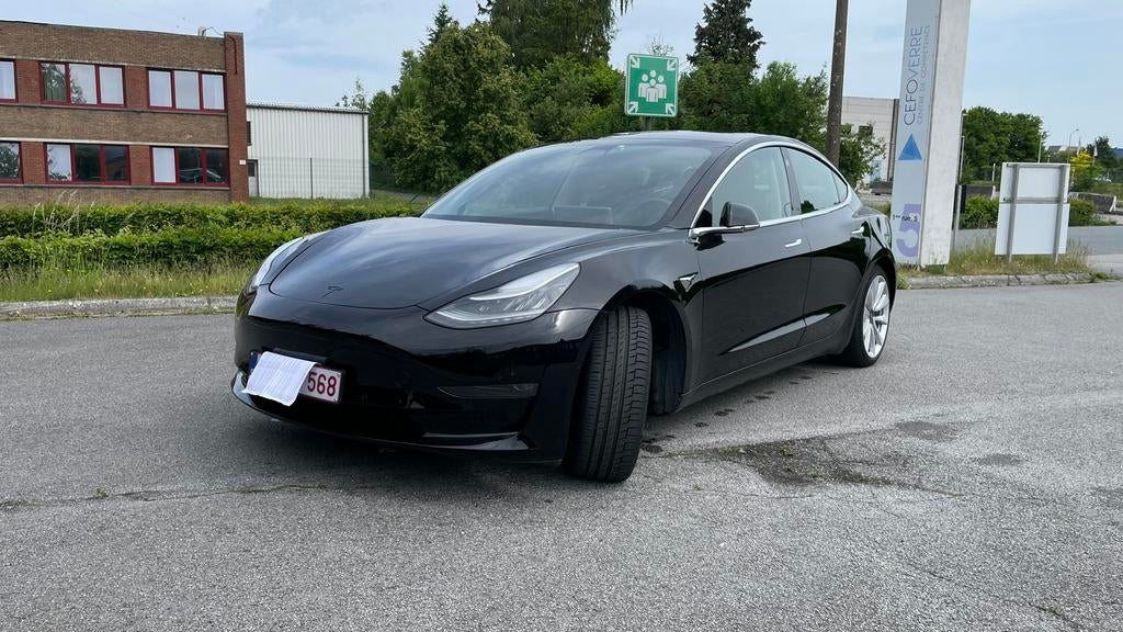 Tesla model 3 75 kWh Long Range Dual motor, Auto's, Automaat, 0 cilinders, Zwart, Zwart