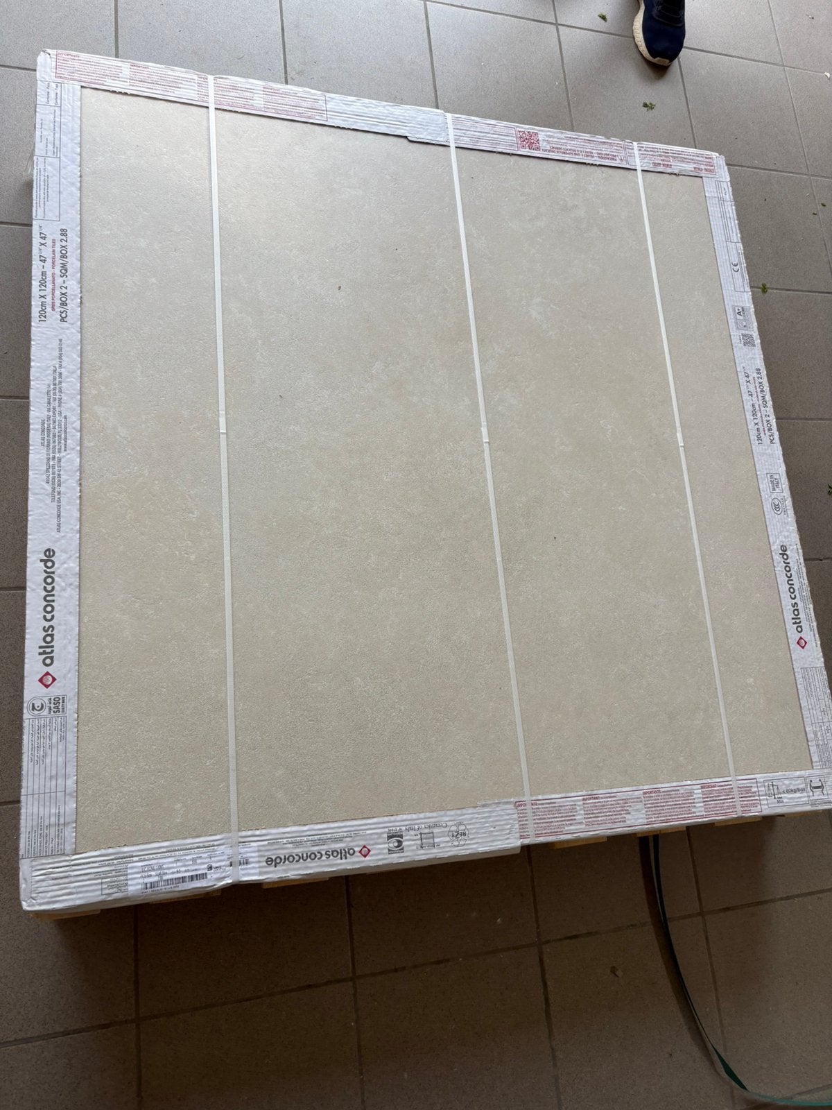 Icarus Off White keramische tegels 120x120, 60 cm ou plus, Enlèvement, 60 cm ou plus, Moins de 5 m²