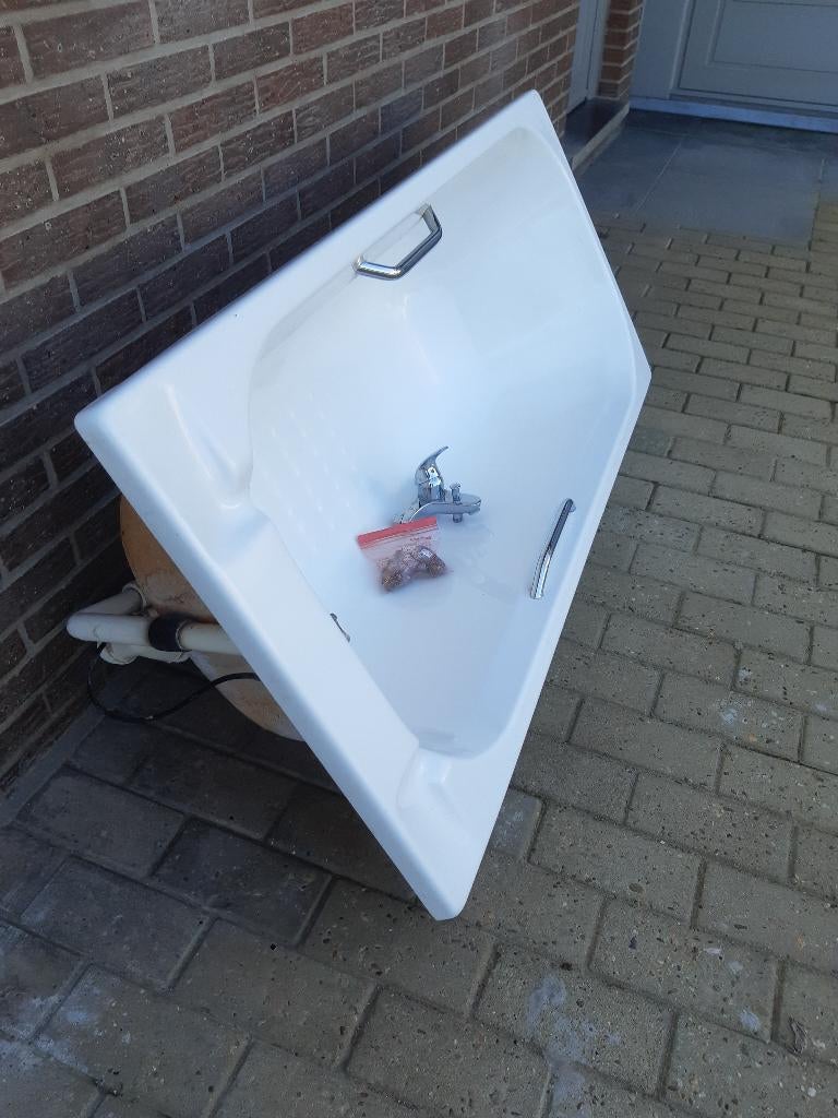 Douchedeur+bad, Ophalen, Zo goed als nieuw, Bad