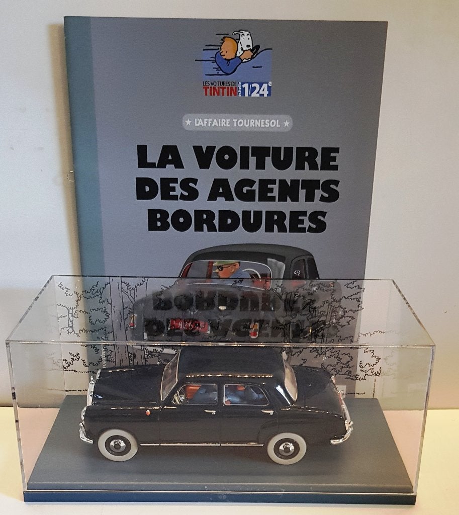 Les voitures de Tintin 1/24 La voiture des agents Bordures, Collections, Envoi, Tintin, Neuf, Statue ou Figurine