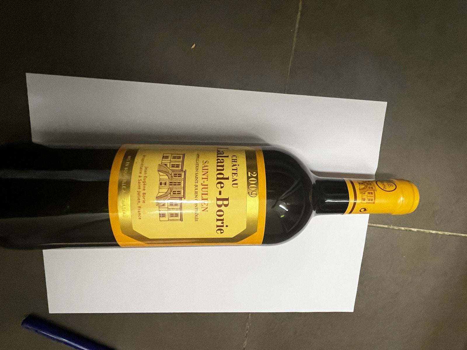 Chateau lalande borie 2009, Ophalen, Zo goed als nieuw