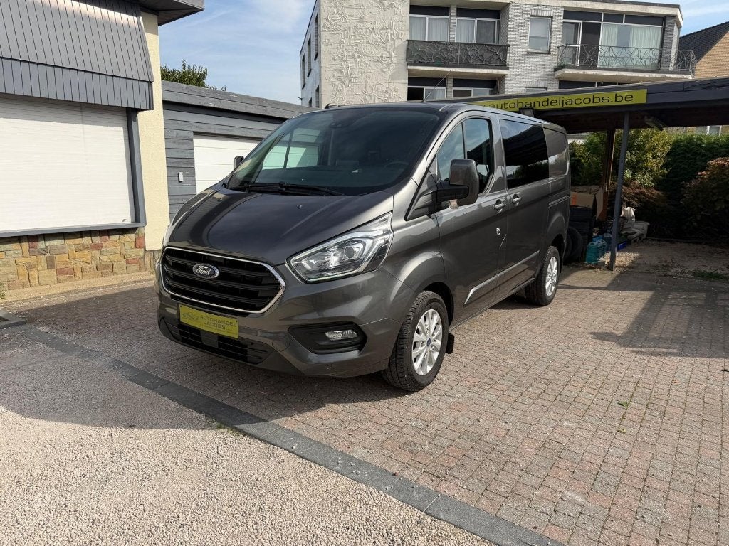 FORD TRANSIT CUSTOM * LIMITED * AUT * DUB CAB * 6ZITPL * ACC, Stof, 1995 cc, 4 cilinders, 6 zetels