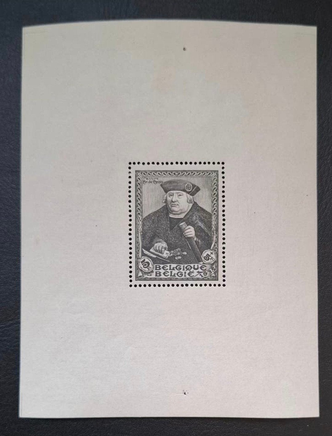 Belgique : COB 410-BL4a ** Zegelsalon 1935., Sans timbre, Neuf, Enlèvement ou Envoi, Non oblitéré