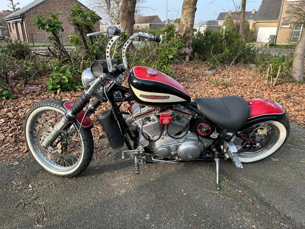 Harley-Davidson Sportster 883 xl custom bobber Hardtail look, Motoren, 2 cilinders, Chopper, Particulier, 869 cc