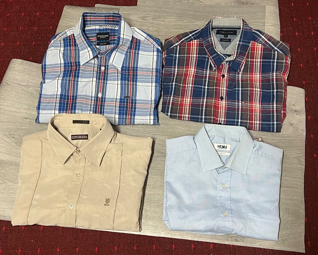 Lot de chemises hommes (4 pièces., Kleding | Heren, Verzenden, Gedragen, Mc GREGOR & SCOTCH..etc