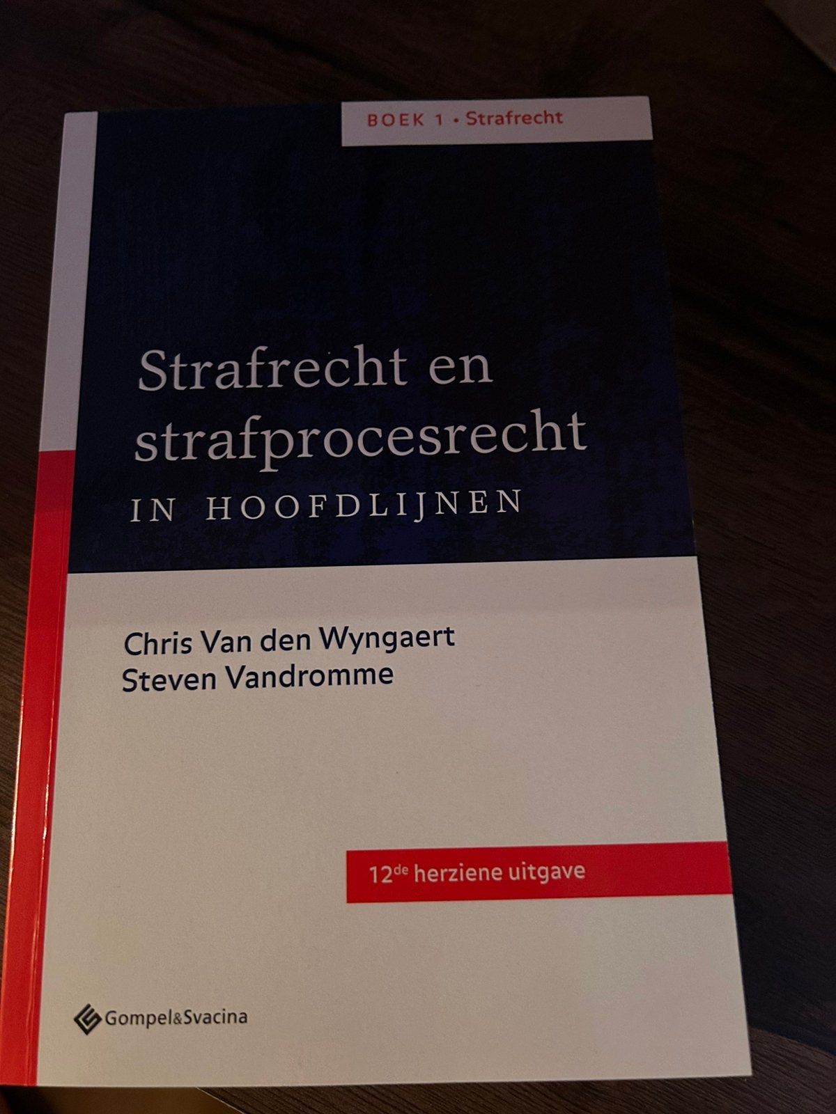 Strafrecht en strafprocesrecht in hoofdlijnen, Boeken, Ophalen of Verzenden, Van den Wyngaert