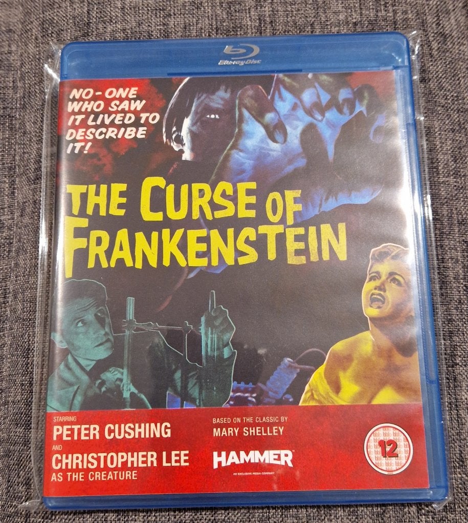 Blu-Ray « La Malédiction de Frankenstein », Anglais, Horreur, Film, Enlèvement