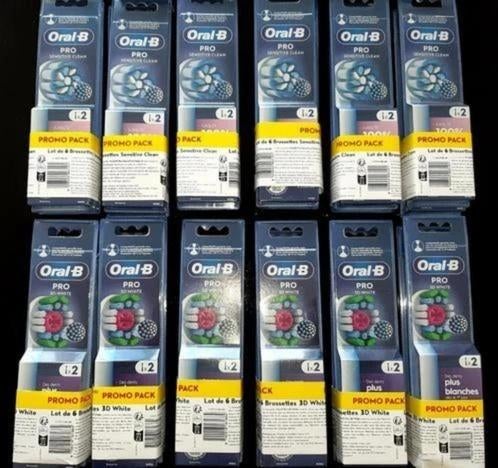 Oral-B set 2, 4, 6, 8,10 opzet borsteltjes - 2 soorten, Ophalen of Verzenden, Nieuw, Opzetborstel