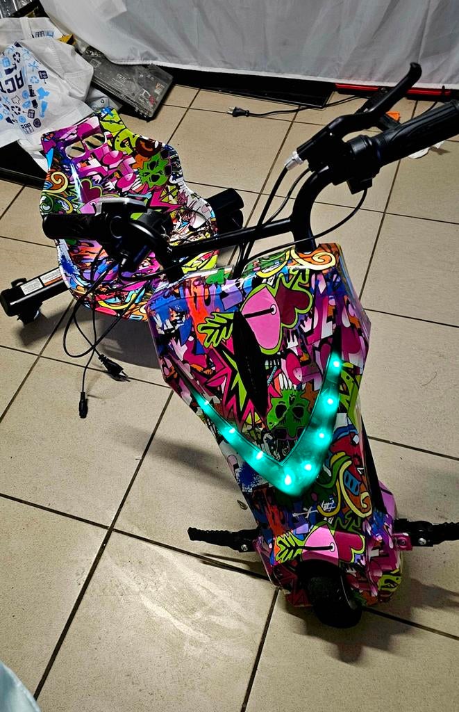 Drift moto met BT voor kinderen vanaaf 5 jaar tot 12jaar, Ophalen