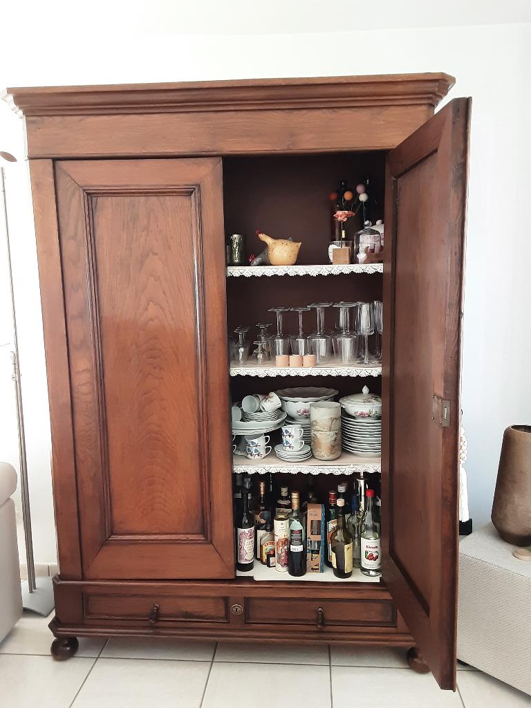 Armoire ancienne en chêne, Antiquités & Art, Enlèvement