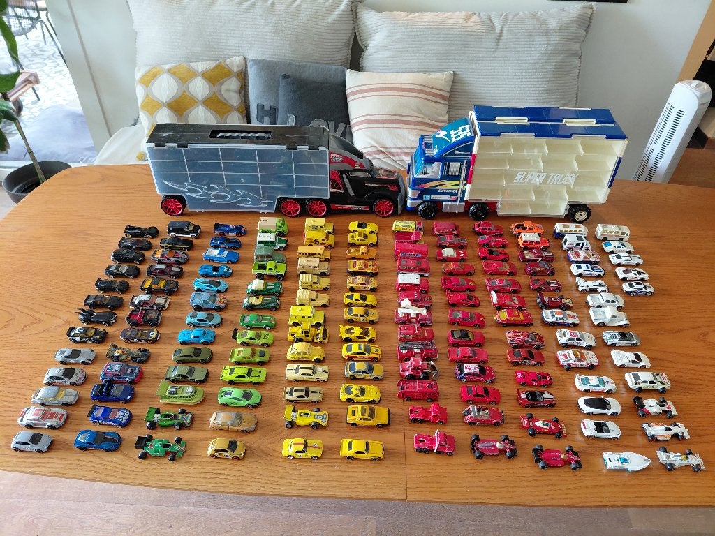 Lot Hot Wheels - Majorette - Matchbox, Kinderen en Baby's, Ophalen, Gebruikt