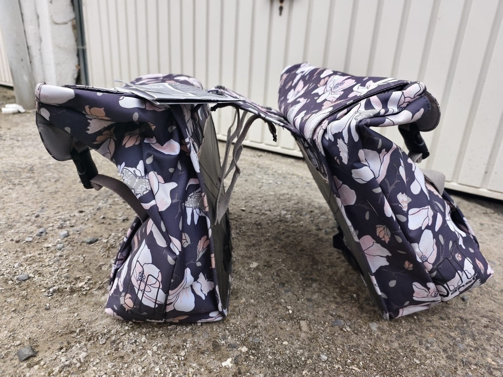 Basil dubbele fiets tas, Fietsen en Brommers, Ophalen