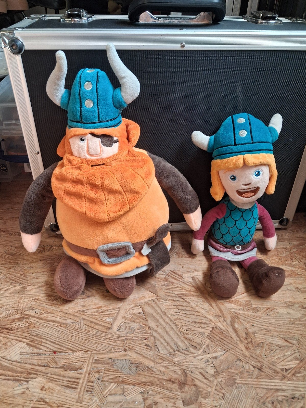 halvar en wickie de vicking pluchen figuren, Enlèvement