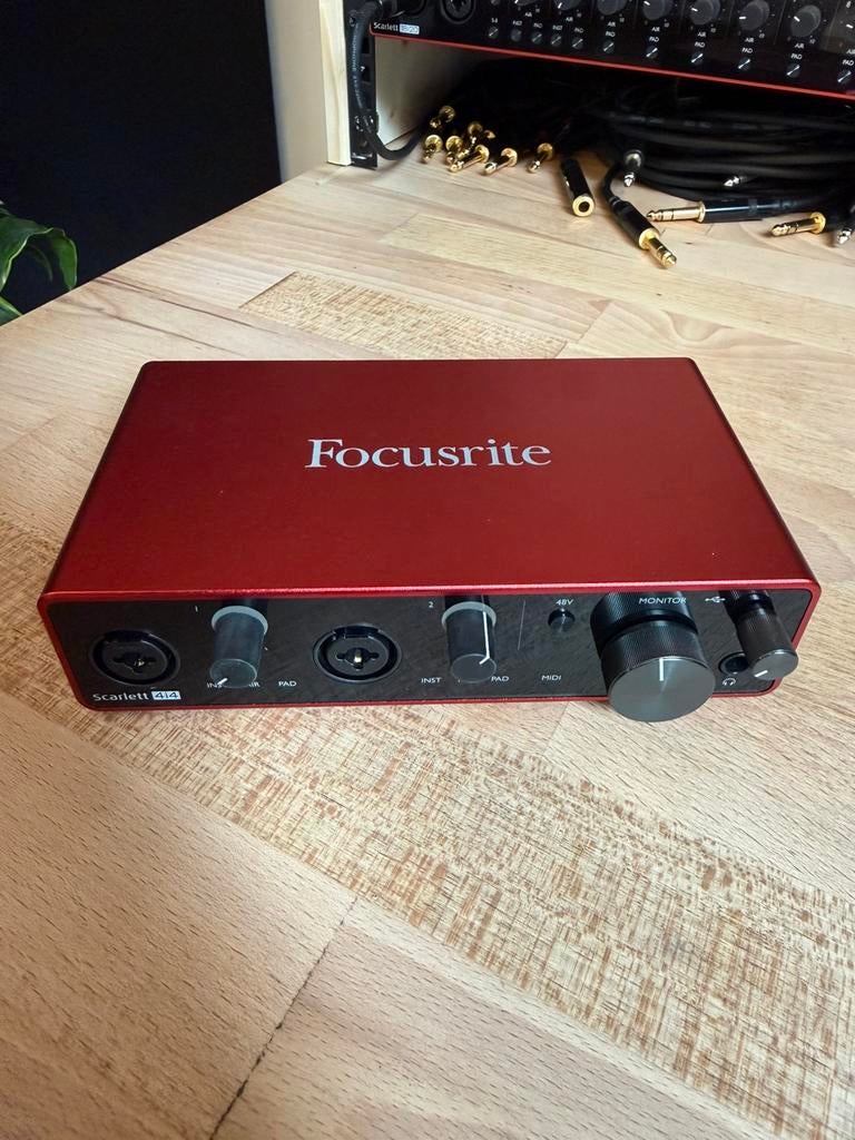 Focusrite 4i4 3eme gen, Computers en Software, Geluidskaarten, Ophalen, Zo goed als nieuw, Extern
